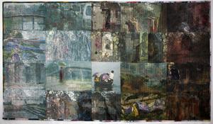 image of a quilt by Nancy Condon titled Nepal Journey